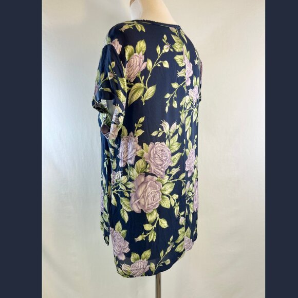 Rag & Bone Floral 100% Silk Blouse - Size M - Picture 4 of 13